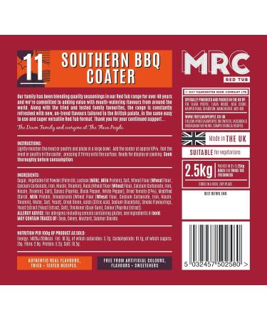 MRC Southern Barbeque Coater Red Tub - Perfect Seasoning for Grilling Enthusiasts - Buy Online on GoSupps.com