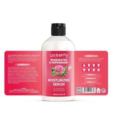 Buy Locsanity Rosewater Peppermint Deep Moisturizing Serum - Nourishing Hydration for All Skin Types | International Shipping Available - Buy Online on GoSupps.com