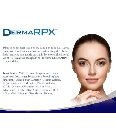 DERMA RPX with Hyaluronic Acid - 5-Minute Anti-Aging Eye Cream As Seen On TV - Buy Online on GoSupps.com