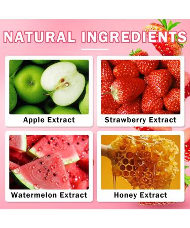 4PCS Bee Lip Balm Honey Pot Honey Strawberry Watermelon Apple Lime Sleeping honey Lip Mask Overnight Hydrating Propolis Honey Pot LipBalm for Dry Lips Care Honey Strawberry Watermelon Apple - Buy Online on GoSupps.com