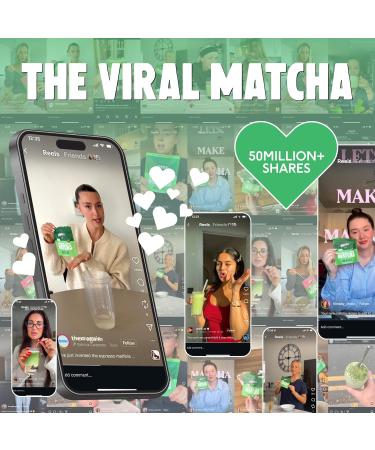  Perfect Ted PerfectTed Original Japanese Matcha Powder Ceremonial Grade 100g (100 Servings) Stone Ground Green Tea Perfect for Lattes - Buy Online on GoSupps.com