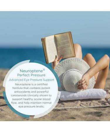 Neuroptene Eye Pressure Supplement with Bilberry, Saffron, Niacinamide, CoQ10 - 60 Capsules - Buy Online on GoSupps.com