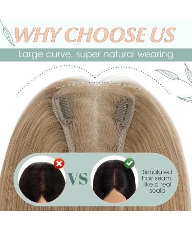 Clip in Hair Pieces for Women Extensions Toupee Hair Topper Hair Toppers for Thinning Hair Women Real Hair - Buy Online on GoSupps.com