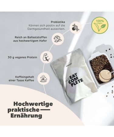 Saturo Protein Meal Replacement Vegan 26 Vitamins and Minerals High in Protein 1.4 kg Bag Cappuccino Flavor - Buy Online on GoSupps.com