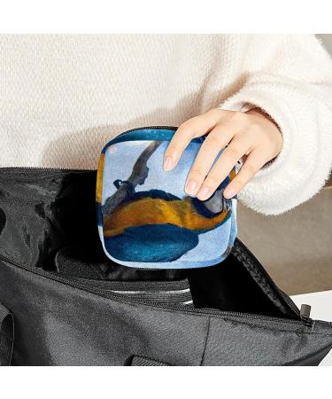 GIAPB Tropical Parrot Period Bag - Sanitary Napkin Storage & Travel Makeup Pouch Color3498 - Buy Online on GoSupps.com