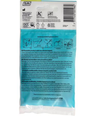 TePe Original Interdental Brushes - Mixed Pack 0.4-1.3mm | Size 0-7 | 8 Count (Pack of 1) - Buy Online on GoSupps.com
