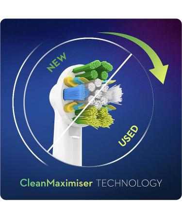 Oral-B FlossAction Replacement Electric Toothbrush Heads with CleanMaximiser Technology - Pack of 5 - Buy Online on GoSupps.com