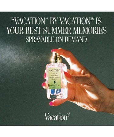 VACATION" Sunscreen Eau de Toilette Beach Coconut Perfume for Women & Men Scent of Sunscreen & Summer Travel Size 1 Fl. Oz. - Buy Online on GoSupps.com