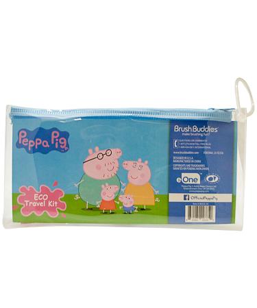Brush Buddies Peppa Pig Eco Travel Kit - Convenient Travel Toothbrush Set - Buy Online on GoSupps.com