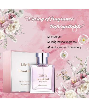Women's Spray Perfume Classic Luxury Elegant Fresh Long-lasting Eau de Toilette Spray Perfume Glamour Bloom 50mL 1.69 Fl Oz (Pack of 1) Pink - Buy Online on GoSupps.com