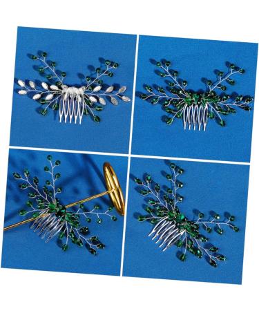 Beaupretty Hair Style Tools Water headpiece for bride wedding headpiece bride headpieces for wedding green rhinestones bridal headpiece rhinestone headpieces for women drill bit Miss Drill - Buy Online on GoSupps.com