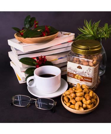 LAFOOCO Sea Salt Caramel Cashews 14.1 oz - Premium Roasted Cashews | Resealable Jar | Nutrient-Rich Protein Snack | Perfect Gift for Celebrations, Holidays, Birthdays - Buy Online on GoSupps.com