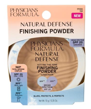 Physicians Formula Natural Defense Setting Powder SPF 20 Fair | Dermatologist & Clinically Tested - Buy Online on GoSupps.com