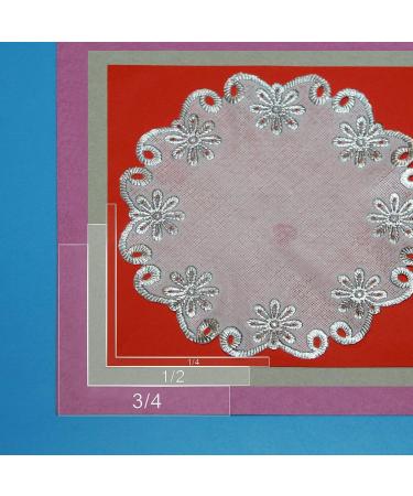 Creative Positioning Pieces Card Corners Set with Bone Folder Tool - 10 Pieces | Scrapbooking and Card Making Supplies | Transparent - Buy Online on GoSupps.com