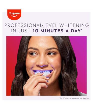 Colgate Optic White ComfortFit LED Teeth Whitening Kit with Whitening Pen - Enamel Safe & iPhone/Android Compatible - Buy Online on GoSupps.com