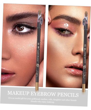 FRCOLOR 8pcs Girls Women with Pencils Tool Makeup A Beauty -in- Built-in Professional Eyebrow Sharpener for 1 count (Pack of 1) Black - Buy Online on GoSupps.com