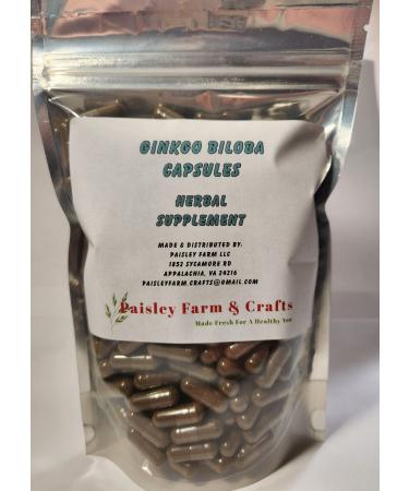 PAISLEY FARM & CRAFTS MADE FRESH FOR A HEALTHY YOU Ginkgo Biloba Powder Capsules 300 Ct