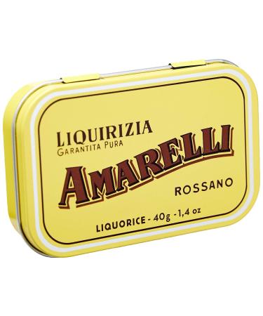Liquorice Amarelli 40g can from Gold collection : spezzata