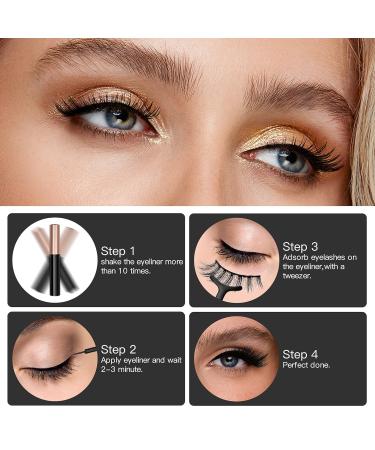 Reusable Magnetic Eyelashes with Eyeliner - Natural Look Easy to Wear | Evvershinner - Buy Online on GoSupps.com