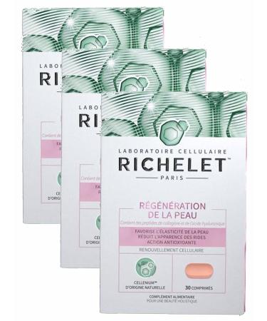 Richelet Skin Regeneration - Pack of 3 Boxes of 30 Tablets