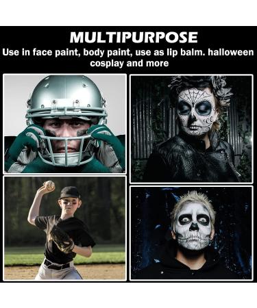ZHISHUDL 3 Colors Eye Black Stick for Sports - Face & Body Paint for Baseball, Football, Softball | Black Eyeblack Stick for Competition & Halloween - Buy Online on GoSupps.com