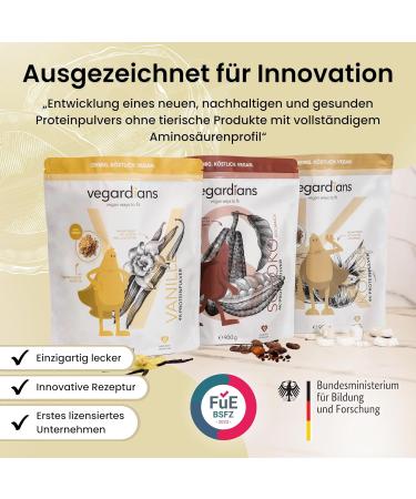Buy Vegardians Vegan Protein Powder Coconut (900g) - Creamy Delicious Soy & Wheat Free - Innovative Plant-Based Protein - Buy Online on GoSupps.com