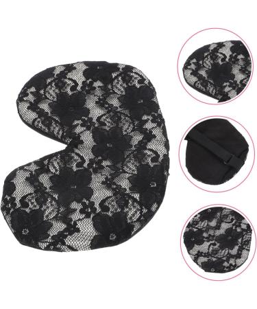 Mikinona Lace Flower Eye Mask Polyester Goggles Soft Travel 22x9x0.8cm Black - Buy Online on GoSupps.com