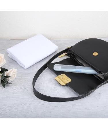VOCOSTE Toothbrush Travel Case - 2 Pcs Lightweight Plastic Holders for Travel & Business | Compact White Design 7.48 x 1.06 - Buy Online on GoSupps.com