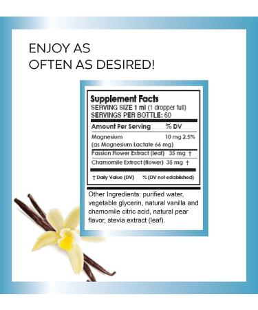 Pure Inventions Tranquility Vanilla Water Infusion Drops - Chamomile Flavored with No Sugar or Calories - 60 Servings - Buy Online on GoSupps.com