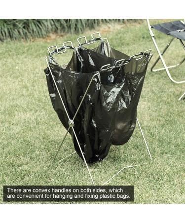 Trash Bags Holder Stand Outdoors Portable Trash Bag Rack Folding Garbage Holder Stand for Camping Picnic BBQ Camping Recycling Suitable in Bedroom Kitchen - Buy Online on GoSupps.com