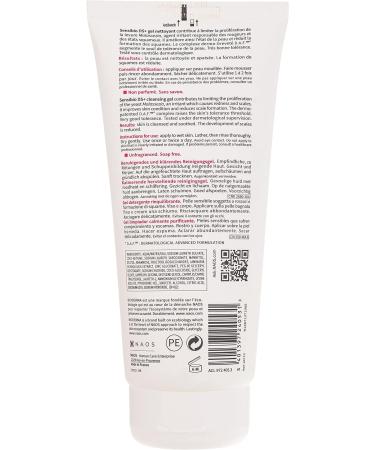 BioDerma Sensibio DS+ Soothing Purifying Cleansing Gel 200ml - Gentle Cleanser for Sensitive Skin - Buy Online on GoSupps.com