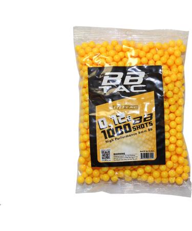 BBTac Airsoft BB 0.12g 6mm 3000 Rounds for Airsoft Guns - Pack of 1000 x 3 Bags - Buy Online on GoSupps.com