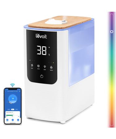 LEVOIT Smart Warm&Cool Humidifier for Bedroom 4.5L Amazon Exclusive Top-Fill Aroma Diffuser for Baby | Plants with Custom Light Quiet Operation Rapid Humidification Voice Control Up to 45H for 40 4.5L Smart Warm & Cool Mist