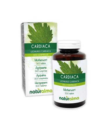 Motherwort or Cardiac (Leonurus cardiaca) herb with flowers Naturalma - 150 g - 300 tablets - dietary supplement - natural and vegan