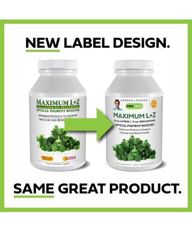 Andrew Lessman Maximum L+Z Softgels - 12mg Lutein, 6mg Zeaxanthin - Eye & Brain Health - 60 Count (Pack of 1) - Buy Online on GoSupps.com