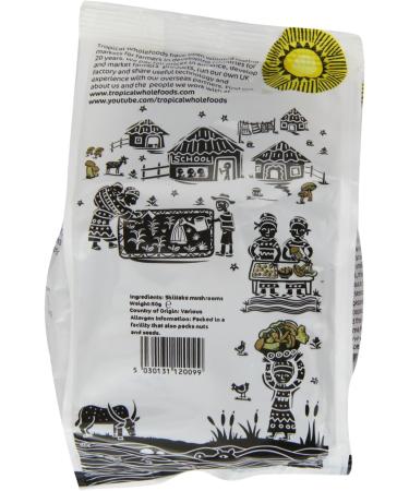 Tropical Wholefoods Shitake Mushrooms 50g x 1 - Buy Online on GoSupps.com