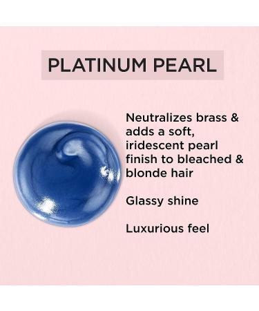 L'Oreal Paris Le Color Gloss Platinum Pearl 4 fl oz - Toning Hair Gloss for Bleached Hair - Neutralizes Brass, Conditions, & Boosts Shine - Pack of 1 - Buy Online on GoSupps.com