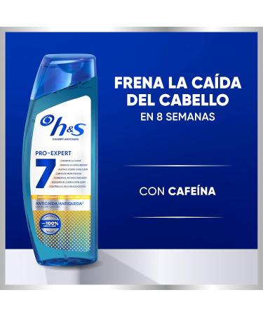  h&s H&S Pro-Expert 7 Anti-Dandruff Anti-Hair Loss Shampoo 300ml with caffeine. Fights 7 symptoms of dandruff for complete scalp protection. Clinically prevents hair loss. - Buy Online on GoSupps.com