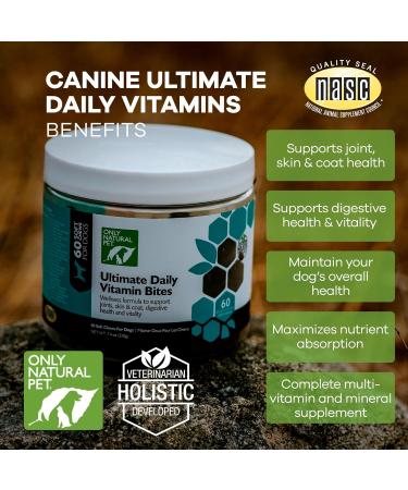 Only Natural Pet Ultimate Daily Vitamins - Bacon - 7.4 Oz. - Buy Online on GoSupps.com