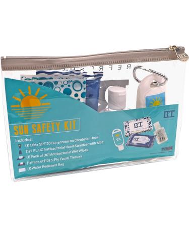 Sun Safety Travel Kit - Sunscreen Hand Sanitizer & Travel Bag for Ultimate Sun Protection - Buy Online on GoSupps.com
