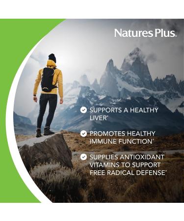 NaturesPlus AgeLoss Liver Support 90 Capsules - Artichoke Milk Thistle & Choline - Vegetarian Gluten Free - Buy Online on GoSupps.com