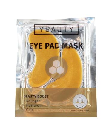 Yeauty Beauty Boost Eye Pad Mask the super soft eye pads with the luxurious elixir made of gold ceramide hyaluron and magic shrub and smoothes the eye area 1x 2 pieces - Buy Online on GoSupps.com