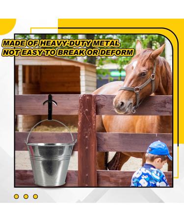 Hicarer 2 Black Horse Bridles with Hooks & Bracket - Stable Storage Solution for Racing & Daily Needs - Buy Online on GoSupps.com