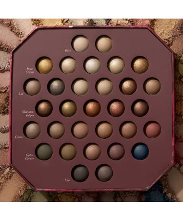LAURA GELLER The Ultimate Eyeshadow Palette Warm & Wonderful | 31 Pigmented Baked Eyeshadows with Matte & Shimmer Finishes Warm & Wonderful 31 well palette
