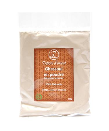 BALLA Balla - Rhassoul Ghassoul (Black Clay) Organic Powder 100g