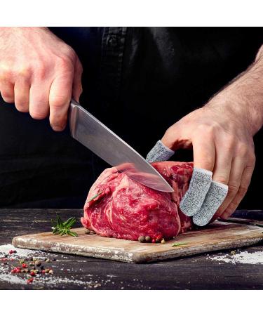 40 Pieces Cut Resistant Finger Cots Finger Sleeves Cut Protection Sleeves Thumb Finger Protectors Guards Reusable for Kitchen Work Sculpture - Buy Online on GoSupps.com