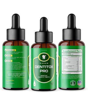 Dentitox Pro Drops for Teeth and Gums - Dentitox Max - 30 Days Supply - Buy Online on GoSupps.com
