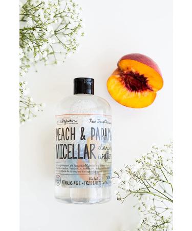 Urban Hydration Peach Papaya Micellar Water 16.9oz - Natural Cleanser & Moisturizer, Paraben & Sulfate Free - Tightens Pores, Brightens, Exfoliates - Leaves Skin Soft & Moisturized - Buy Online on GoSupps.com