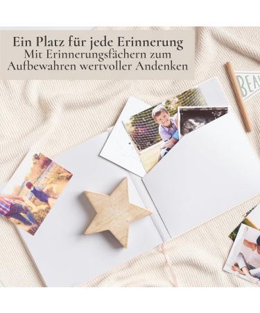 Baby Memory Book - 132 Pages Baby Diary & Photo Album | Perfect Newborn Gift for Boys & Girls | Collect Memories (10x15 cm & 13x18 cm Photos Cream) - Buy Online on GoSupps.com