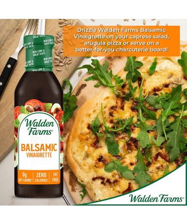 Walden Farms Sugar-Free Balsamic Vinaigrette Dressing 12 oz - Keto Friendly & Vegan - Buy Online on GoSupps.com